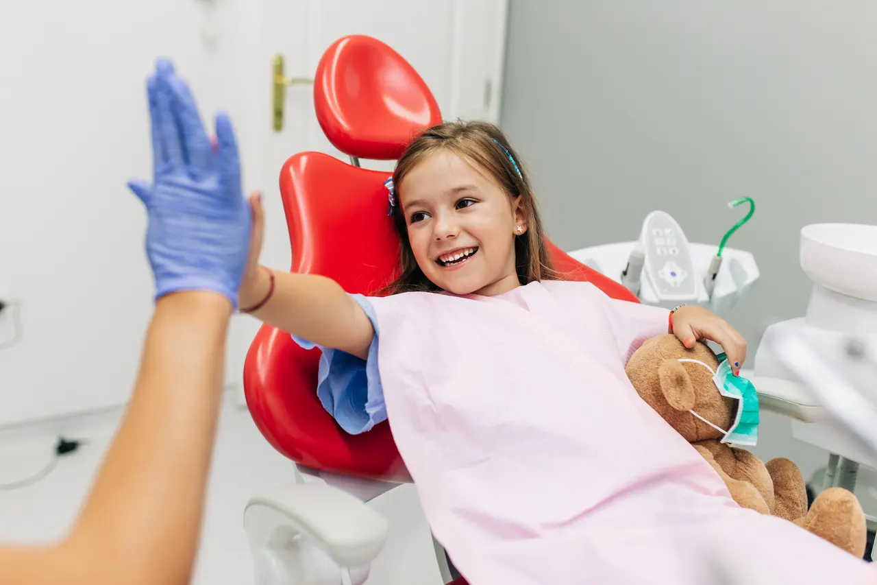 A pediatric dental visit